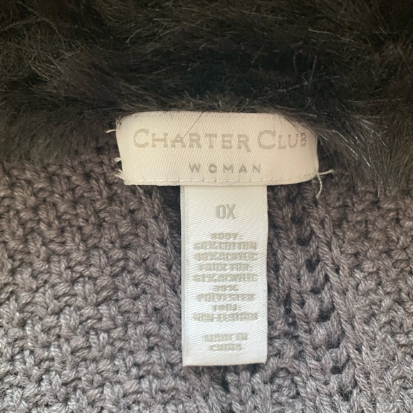 Charter Club women’s jacket size 0X - Picture 7 of 11